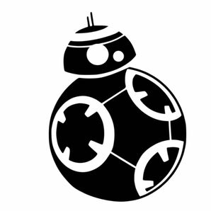 スターウォーズ　BB-8 カッティングステッカー