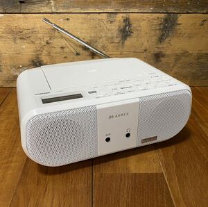 【2023年製・美品】 TOSHIBA CDラジオ TY-ANC1(W) [ワイドFM対応 /Bluetooth対応] / 東芝 ネオジウムスピーカー搭載 CD ホワイト 白 