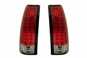 テールランプ LED レッド＆クリスタル シボレー C/K/C10トラック/タホ/サバーバン 1988～1998