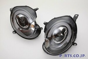 ヘッドライト LEDホワイトライトバー デイライトスタイル ブラック BMW ミニ R55/R56 2006～2012 純正ハロゲンヘッドライト車用