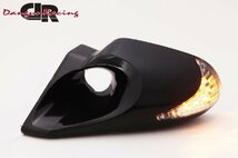 ドアミラー エアロミラー LED ブラック ミラー面手動調整 右ハンドル車 S13 シルビア 180SX R32 スカイライン 2ドア クーペ_画像2