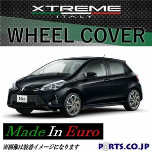 [処分品] Xtreme ホイールキャップ ヴィッツ 14インチ タイヤ ホイール トヨタ NSP130 KSP130 NSP135 シルバーカーボンブラック 汎用品