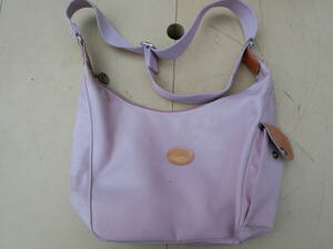  last exhibition [1 jpy ~LONGCHAMP] Long Champ handbag pink dirt conspicuous Junk 