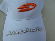【1円～PARADISO】パラディーゾ 帽子 白 ホワイト キャップ ゴルフ 56-59センチ_画像6