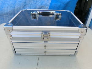 [1 jpy ~] clock accessory storage aluminium case storage ke- Swatch case secondhand goods 