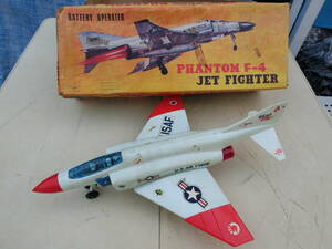 【1円～】野村トーイ ファントム F-4 ジェットファイター JET FIGHTER PHANTOM 箱 おもちゃ アンティーク 戦闘機