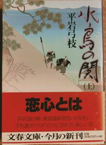 平岩弓枝著　「水鳥の関　(上下巻)」2冊セット　　管理番号20240505