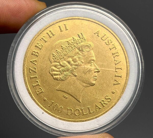 海外古銭　コイン カンガルー エリザベス