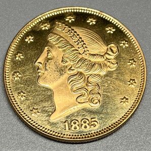 アメリカ　海外コイン　ドル　1885年　詳細不明 硬貨 古銭 