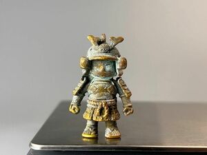 ミニ 武士 金属工芸 置物 添配 盆栽飾り