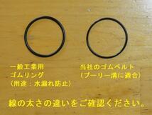 送料込 エモト製 江本 ローテータ コントローラー 駆動 ベルト ゴム リング バンド 互換品 5個 EMOTATOR エモテータ 江本アンテナ_画像2