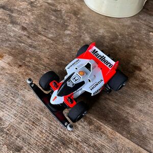  Mini 4WD стрельба Star McLAREN Honda i-ll тонн * Senna широкие шины гипер- панель приборов F-1