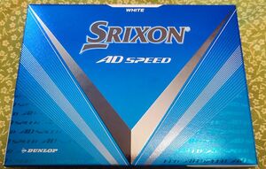 ダンロップ SRIXON スリクソン AD SPEED エーディースピード ゴルフボール 1ダース 　 ホワイト　新品