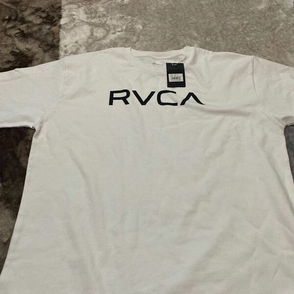 新品　RVCA Tシャツ ホワイト 半袖Tシャツ Mサイズ　24日早朝まで特価