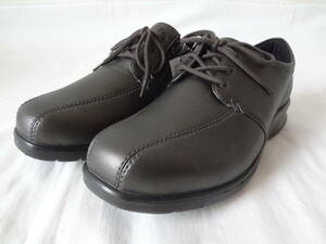 ***+.li Koo p.... comfortable shoes metallic gray 25cm unused *+.**m575