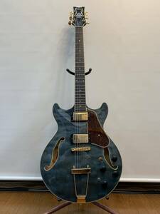 アイバニーズ ibanez セミアコ AMH90QM BTL エレキギター セミアコースティックギター