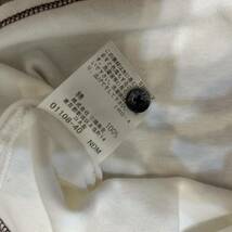 超希少 BURBERRY BLACK LABEL【襟首 前立てモノグラム柄】ヘンリーネック 長袖カットソー Tシャツ サイズ2(M)/バーバリーブラックレーベル_画像8