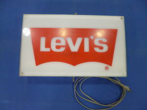 リーバイス　電光看板　電光“LEVI'S”文字　店頭販促用　非売品　希少品　通電確認済み