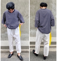 JOURNAL STANDARD LUXE コーマツイル サルエルルーズパンツ★ジャーナルスタンダード ラックス ベイクルーズ_画像3