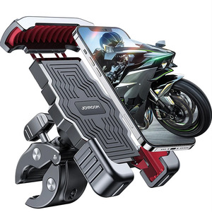 お得 オートバイ用のユニバーサル携帯電話ホルダー 自転車用の360 ° 回転スクリーン GPS 防塵クリップ