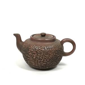 ＊備前焼 朱泥 急須 石目肌 茶器 茶道具 煎茶道具 小振り 陶器