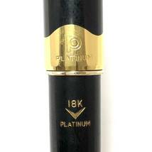 ＊PLATINIUM ペン先 18K 万年筆 細軟 ゴールド 18金 ブラックカラー 黒色 文房具 筆記用具 プラチナ_画像8