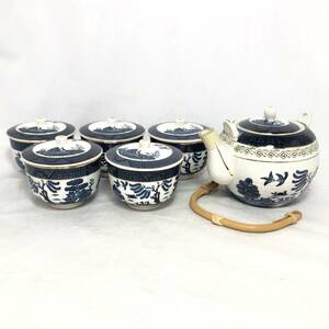 ＊ニッコー ダブルフェニックス 茶器揃 急須 湯呑み 蓋付き 5客セット 金彩 食器 茶器 茶道具 陶芸 NIKKO