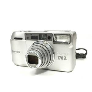 ＊【動作OK】PENTAX ESPIO 170SL コンパクトフィルムカメラ ZOOM LENS 38mm-170mm 撮影機材 ペンタックス エスピオ 箱・取説付き