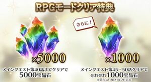 グラブル RPGモードクリア特典シリアルコード 3種 7000宝晶石 （グランブルーファンタジー ヴァーサス GBVS 連動特典）