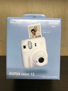 チェキ instax mini 12 クレイホワイト