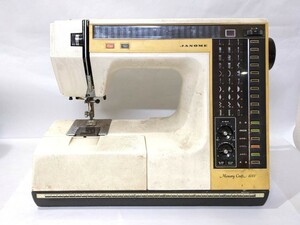 【5049】1円 JANOME MODEL 6000 Memory Craft ジャノメ ミシン 昭和レトロ アンティーク