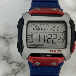◇TIMEX タイメックス SHOCK デジタルウォッチ M076 腕時計 稼働品の画像1