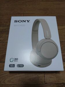 新品 SONY ワイヤレスステレオヘッドセット ベージュ WH-CH520 ヘッドホン ソニー Bluetooth