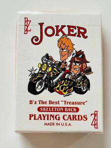 未使用 保管品 B'z トランプ BZ ビーズ The Best Treasure PLAYING CARDS