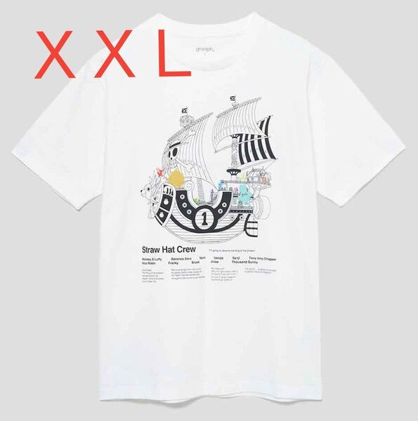 XXL【新品】Tシャツ 「千の海を越える船」サンジ ルフィ ゾロ ナミ graniph ONE PIECE ワンピース 尾田栄一郎