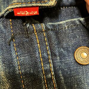 雰囲気抜群 サイズ44程 ビッグサイズ 60's LEVI'S 70505 BIGEビッグE 557xx506xx 507xx71205 70s リーバイス インディゴ ボタン裏525 USA製の画像10