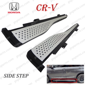 ホンダ CR-V CRV RM1 RM4 H23.12～ 左 右 サイド ステップ エアロ ナーフバー プロテクター ランニング ペダル フット ボード セット