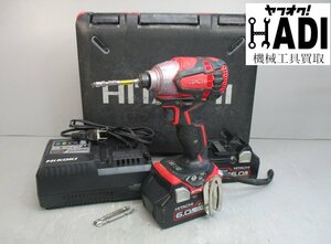 w* Hitachi Koki * cordless impact driver *WH18DDL2*18V* battery 2 piece charger case attaching *