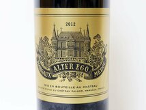 ◆アルテ レゴ ド パルメ 2012年 マルゴー Alter Ego de Palmer［度数:13.5% 内容量:750ml］A_画像2