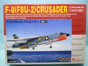 1/144 PLATZ/プラッツ 2機入 カルトグラフ製デカール付 アメリカ海軍 F-8(F8U-2) クルセイダー 未開封 定形外300円 エフトイズ Jウイング 