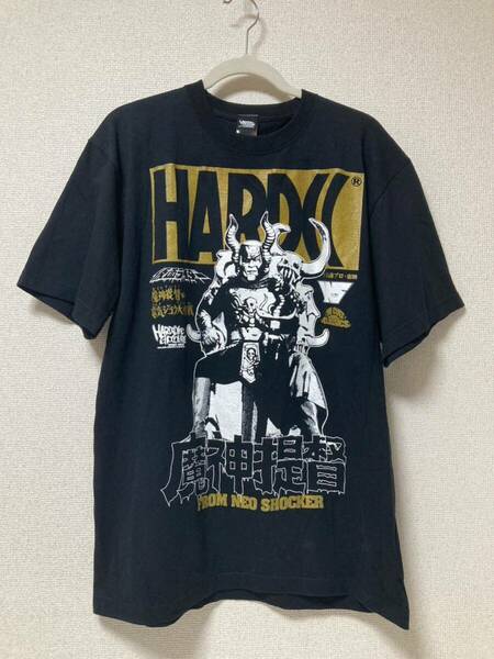 美品 ハードコアチョコレート 仮面ライダー 魔神提督 南米支部ブラック Tシャツ サイズXL 廃盤