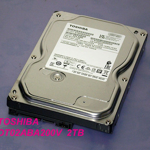 ●TOSHIBA DT02ABA200V 2TB　AVコマンド対応 未使用品/使用:4時間 ■そのA