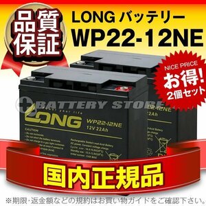  стандартный магазин покупка товар *LONG WP22-12NE(12V22AH) 2 шт. комплект WP22-12N сменный с гарантией [ электрический мотоцикл Senior Car электрический катушка и т.п. ] cycle аккумулятор 