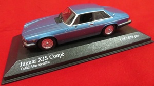 Ж MINICHAMPS 1/43 PMA JAGUAR XJS Coupe ジャガー XJ-S クーペ 1980 Blue Met コバルトブルーメタ ミラー破損 ミニチャンプス Ж Daimler