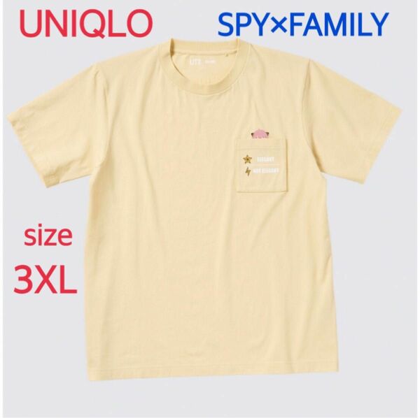 未使用品　大きいサイズ　UNIQLO SPY×FAMILY Tシャツ　3XL