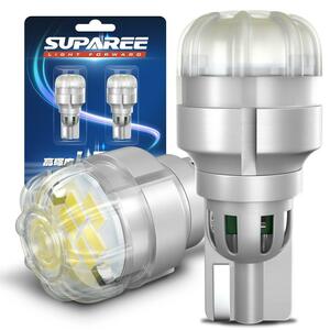 ホワイト_T15/T16 SUPAREE T15 T16 LED バックランプ 爆光 後退灯 12V車用 車検 リバースランプ 6000K ホワイト 666lm バックライト キャン