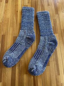  new goods 1003 GREY PREPARER 80%melino wool socks L navy 26~27.5 centimeter 