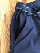 新品　イギリスSlazenger　春夏用　薄手ベルト付きトレッキングパンツ　ネイビー　32インチ　Mサイズ相当_画像4