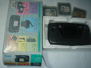 SEGA Game Gear коробка мнение + soft 3шт.@ Junk 