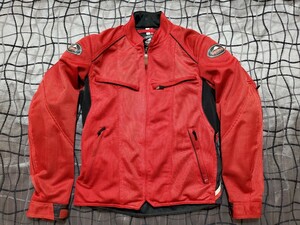 【L】クシタニ　フルメッシュジャケット　Lサイズ　三点パッド付き　バイク ライディング ライダース　KUSHITANI